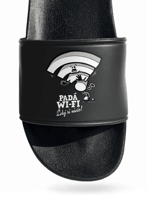 Padá wi-fi šľapky Black