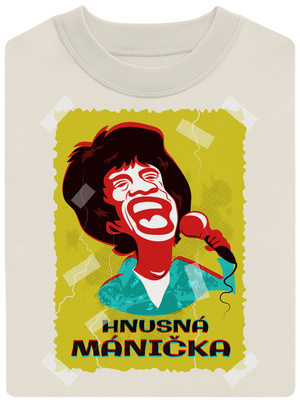 Mánička unisex mikina bez kapucne Off White