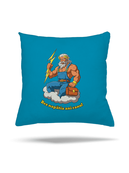 Bez napätia ani ranu vankúš Blue Turquoise