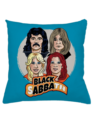 Black Abba vankúš Blue Turquoise