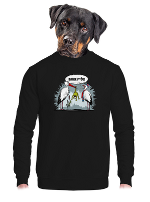 unisex mikina bez kapucne