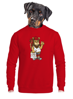 unisex mikina bez kapucne