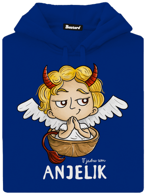 Anjelik dámska mikina klokanka Royal Blue Mal