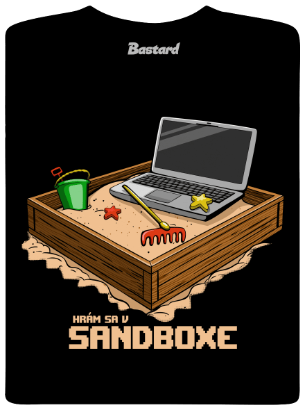 Sandbox detské tričko Black