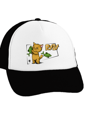 Mačací horoskop: Ryby šiltovka truckerka Black cap