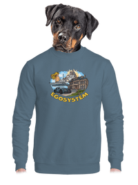 unisex mikina bez kapucne