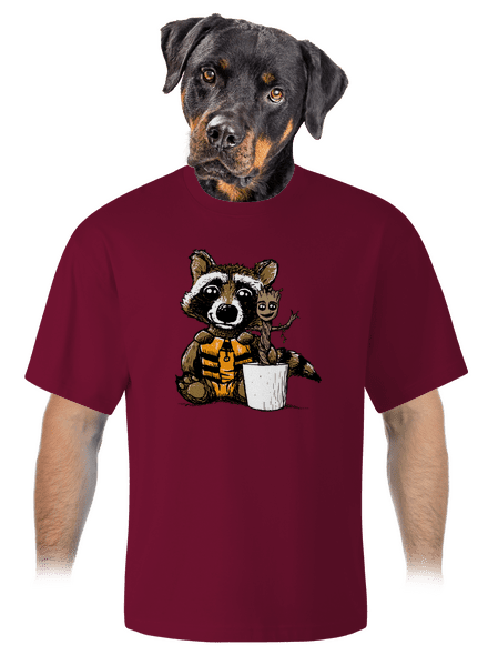 Strážcovia galaxie unisex tričko oversized Garnet