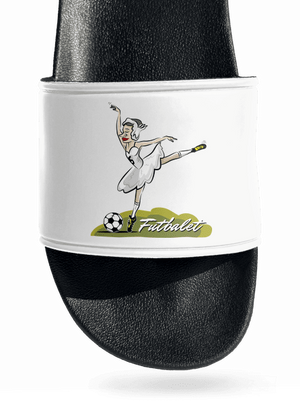 Futbalet šľapky White