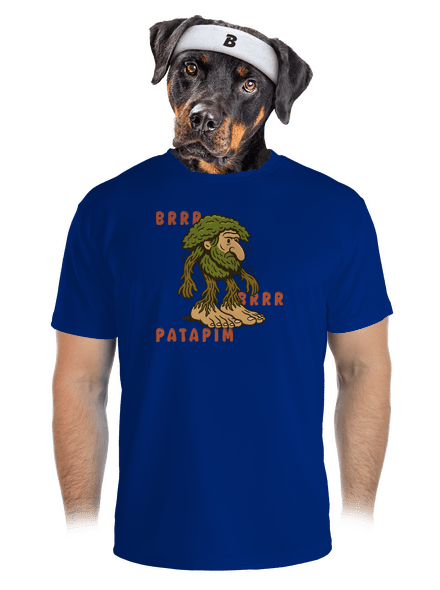Brrr Brrr Patapim – Italian Brainrot pánske športové tričko Royal Blue Mal
