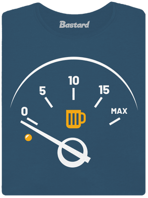 Prázdna nádrž dámske tričko prémium Petrol Blue