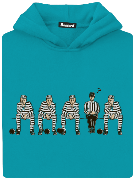 Nevinný detská mikina klokanka Hawaiian Blue