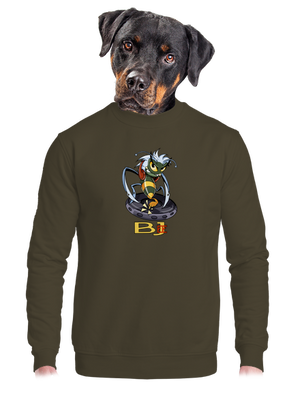 unisex mikina bez kapucne