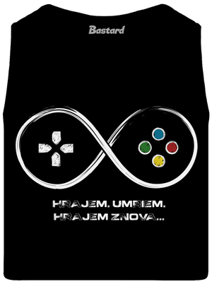 Hrajem znova pánske tielko Black