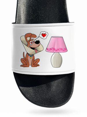 Zamilovaný pes šľapky White