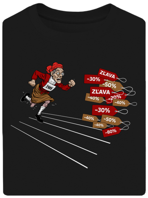 Zľavy! unisex tričko oversized Black