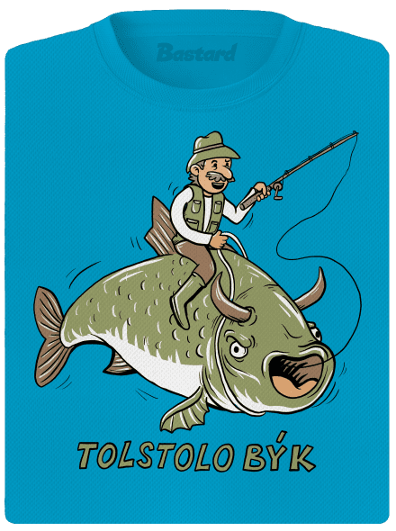 Tolstolobýk dámske športové tričko Blue Atol