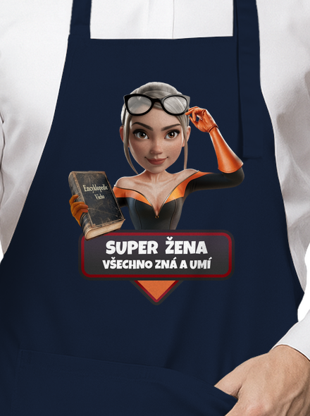 Super mama zástera Navy