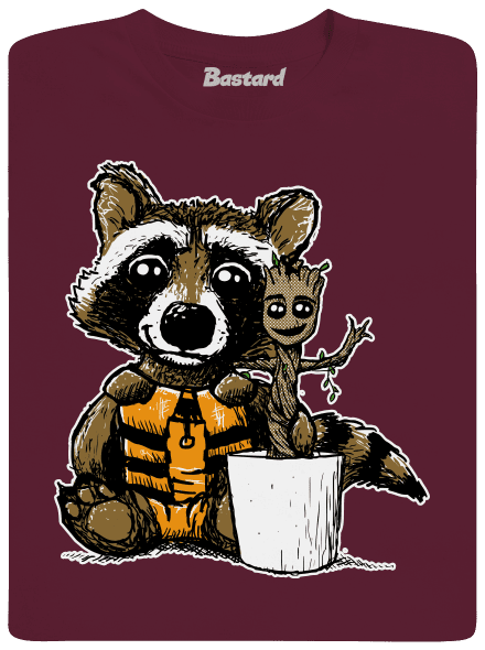 Strážcovia galaxie detské tričko Burgundy