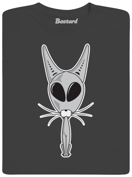 Mimozemská mačka pánske dlhý rukáv Dark Grey
