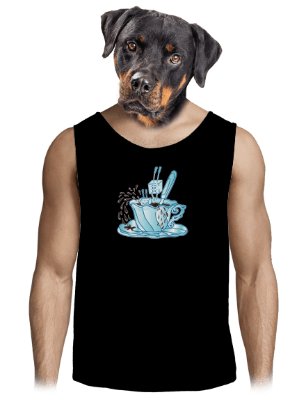Cukroholik pánske tielko Black