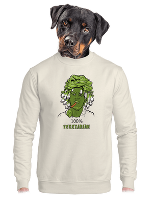 unisex mikina bez kapucne