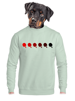 unisex mikina bez kapucne