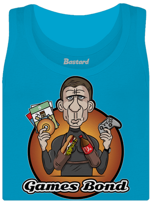 Games Bond dámske tielko klasické Blue Atol