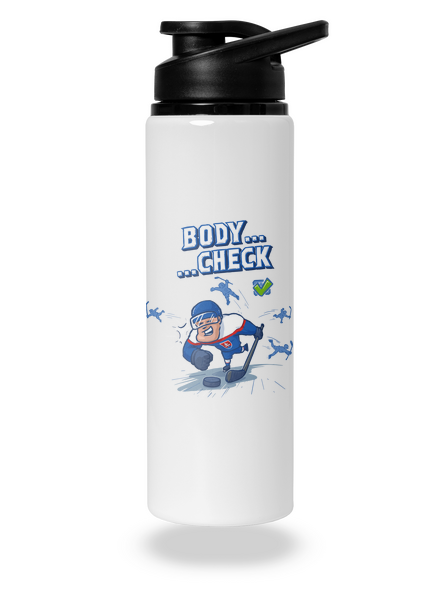 Body check flaša na vodu White
