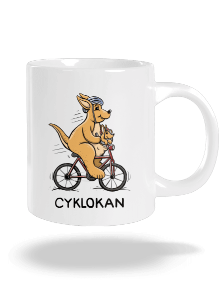 Cyklokan veľký hrnček White