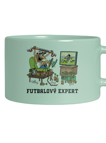Futbalový expert hrnček makronka Mint Macaron