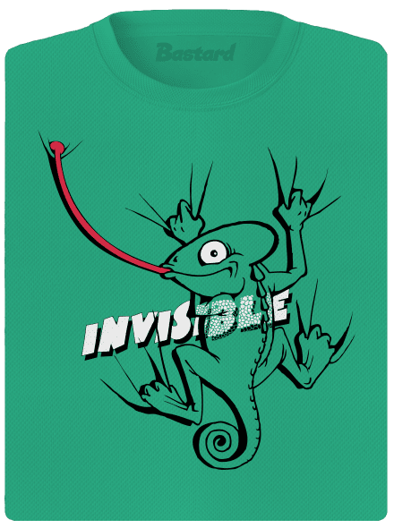 Invisible chameleon dámske športové tričko Mint Mal