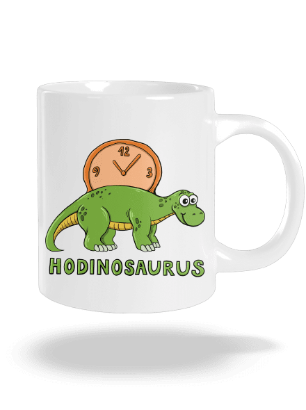 Hodinosaurus veľký hrnček White