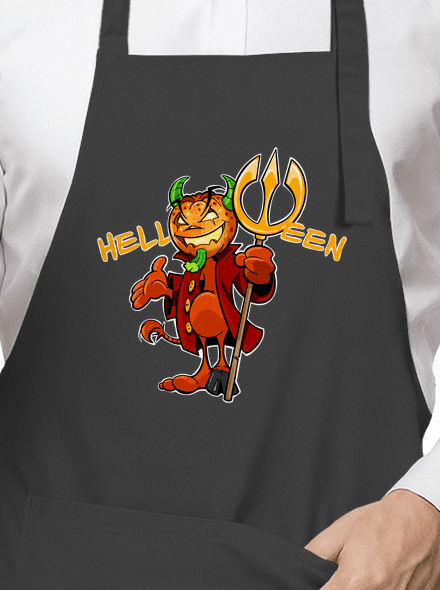 Helloween zástera Dark Grey