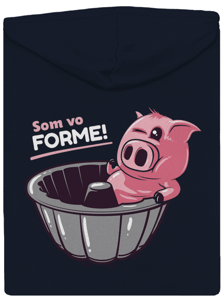 Vo forme dámska mikina na zips Navy Mal