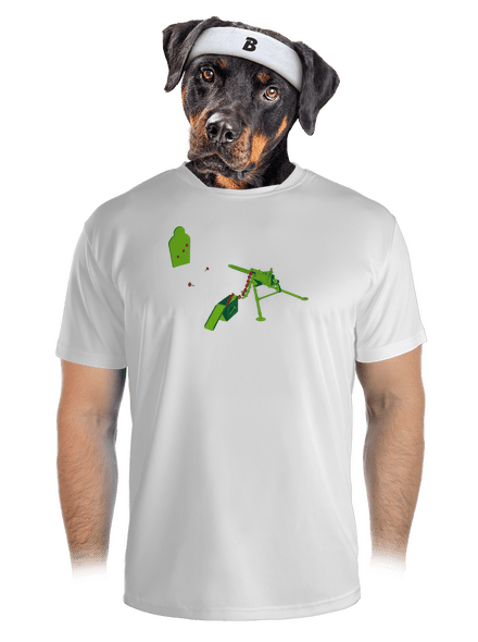 LMG training pánske športové tričko White