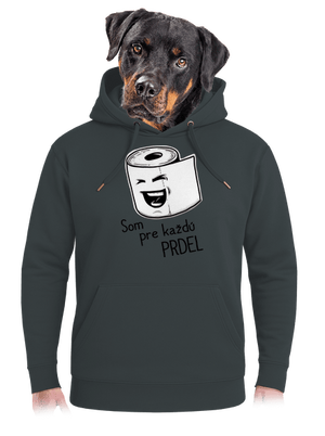 Prdel unisex mikina premium Charcoal