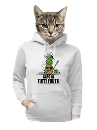 dámska mikina klokanka