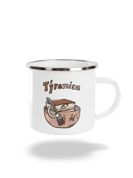 Týramisu plecháčik White