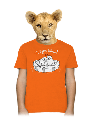 Milujem túlenie detské tričko Orange