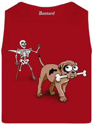 Kostlivec pánske tielko Red