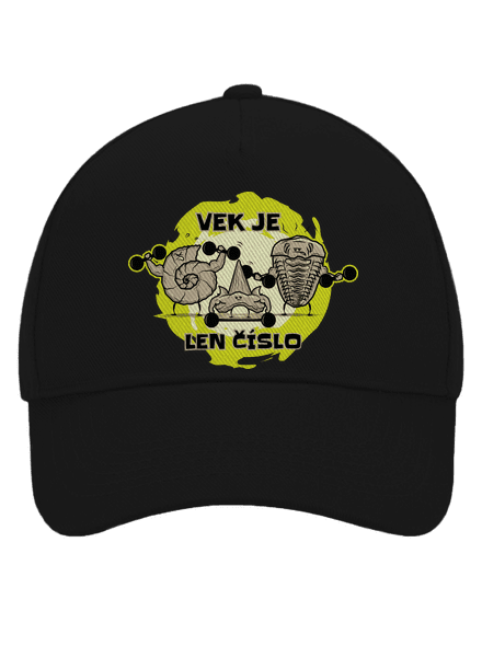 Vek je len číslo šiltovka baseballka Black