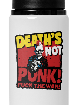 Death's not punk flaša na vodu White