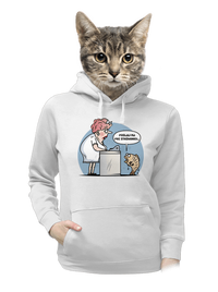 dámska mikina klokanka