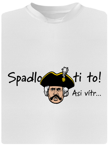 Spadlo ti to pánske športové tričko White