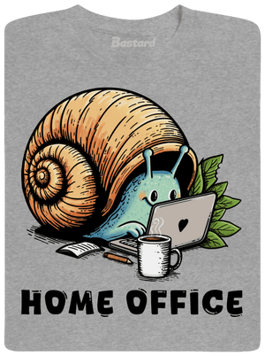 Slimákov home office pánske tričko Sport Grey