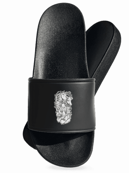 Pastvina šľapky Black