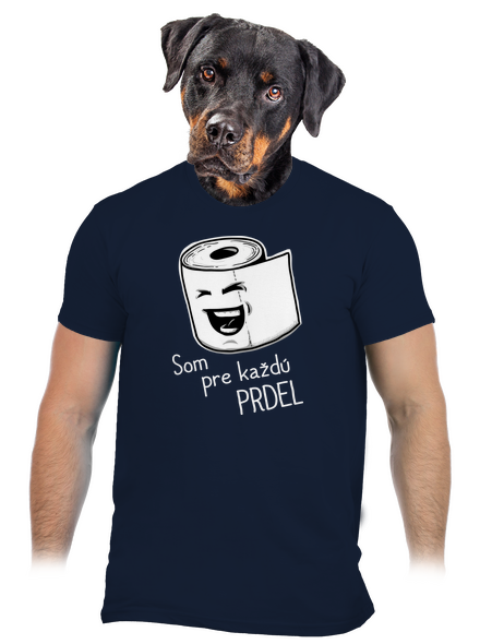 Prdel pánske tričko Navy