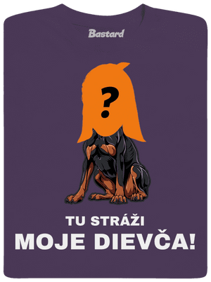 Tu strážim ja pánske tričko Urban Purple