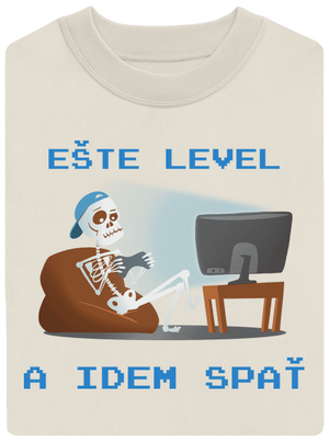 Ešte level unisex mikina bez kapucne Off White