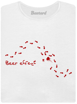 Beer effect! dámske tričko White